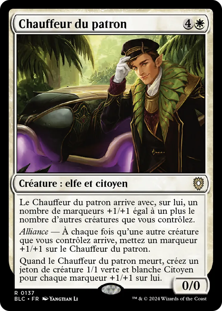 Chauffeur du patron — Bloomburrow Commander — Magic: The Gathering