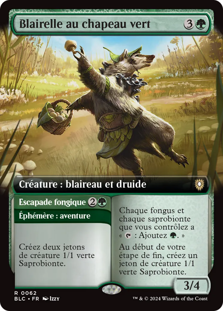 Blairelle au chapeau vert // Escapade fongique from Bloomburrow Commander - Magic: The Gathering