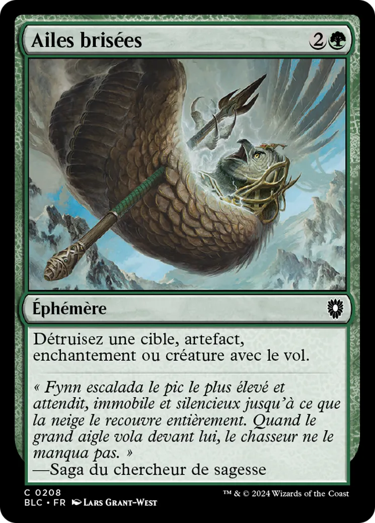 Ailes brisées — Bloomburrow Commander — Magic: The Gathering