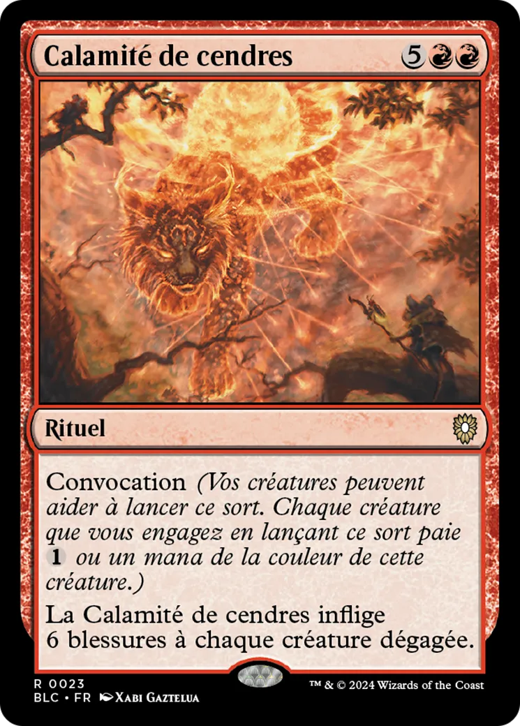 Calamité de cendres — Bloomburrow Commander — Magic: The Gathering