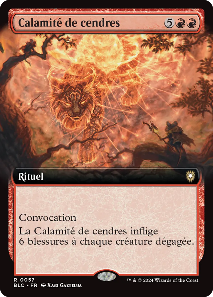 Calamité de cendres — Bloomburrow Commander — Magic: The Gathering