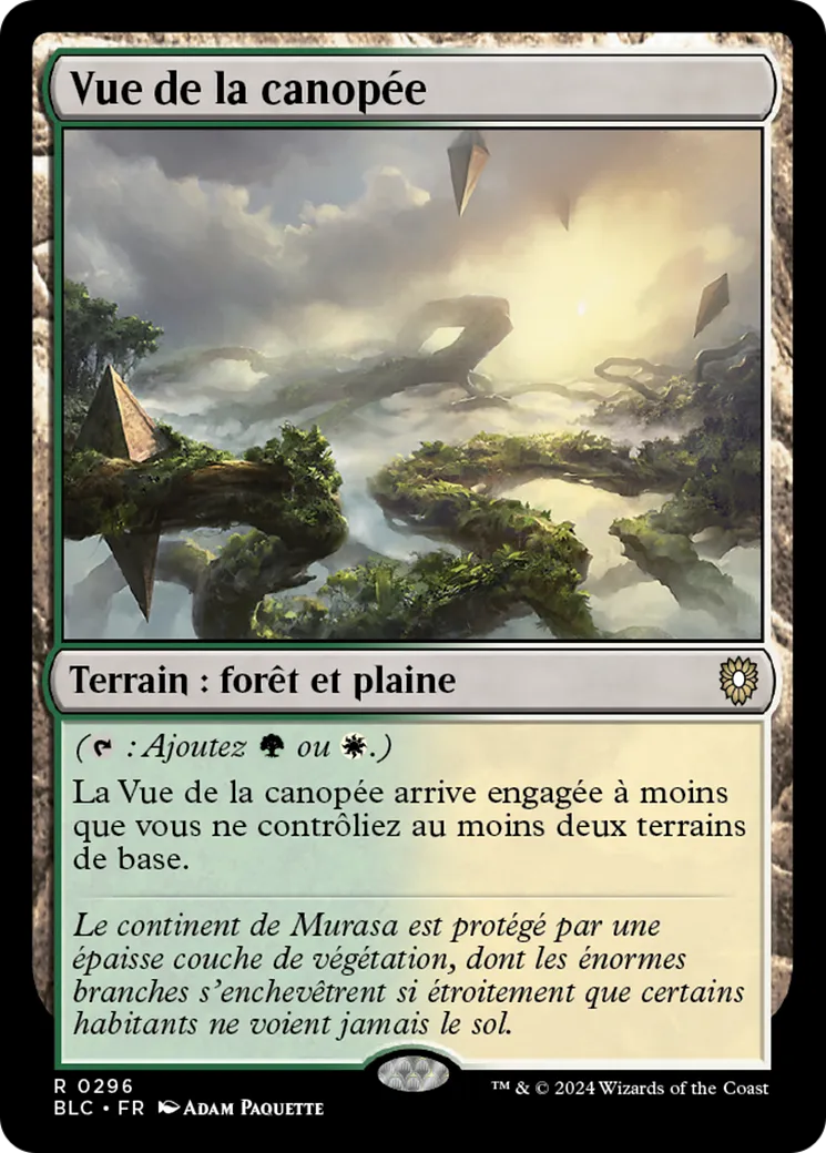 Vue de la canopée — Bloomburrow Commander — Magic: The Gathering