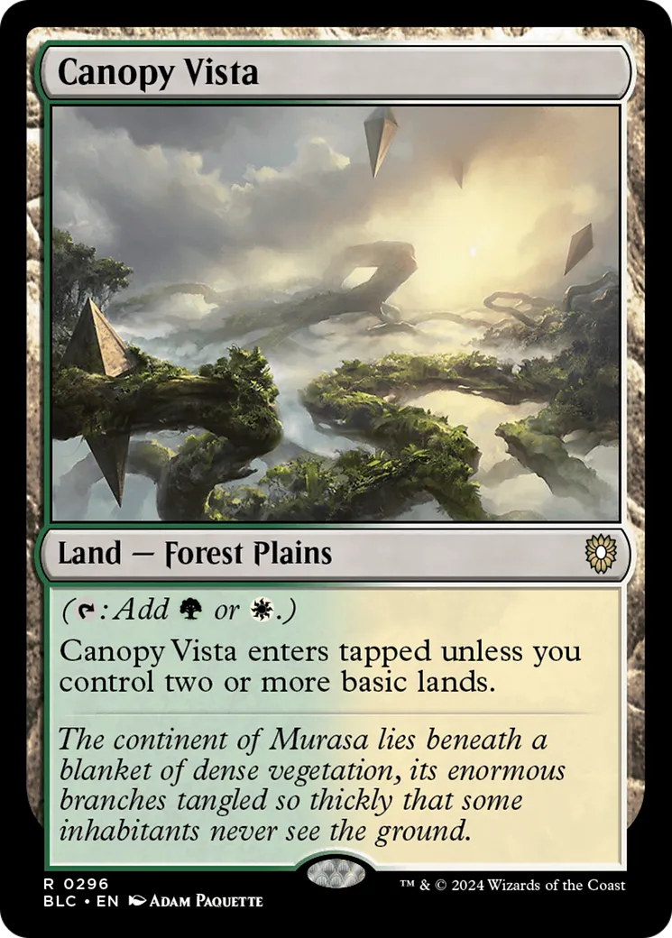 Canopy Vista — Bloomburrow Commander — Magic: The Gathering