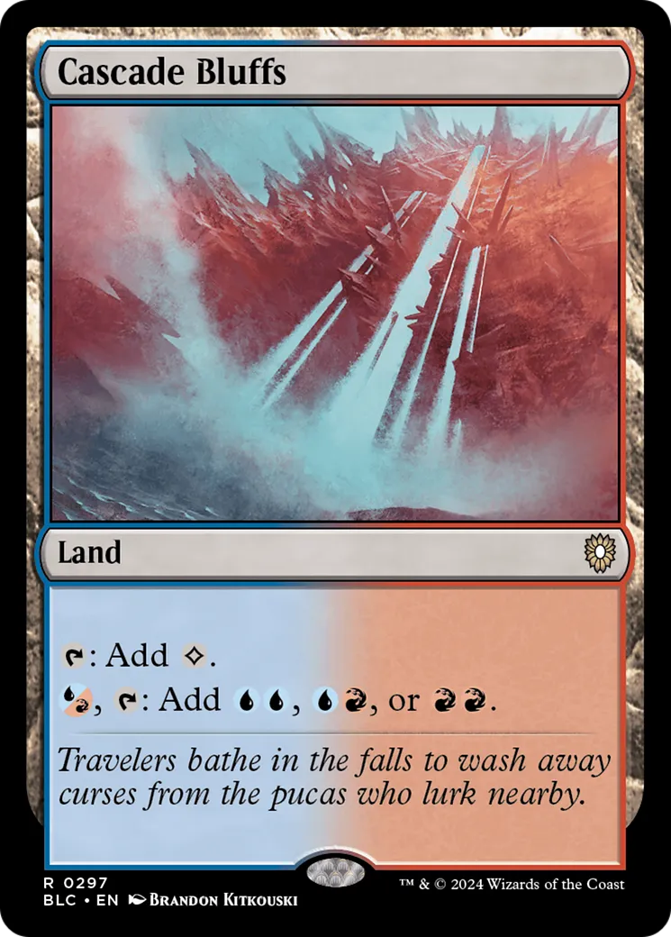 Cascade Bluffs — Bloomburrow Commander — Magic: The Gathering