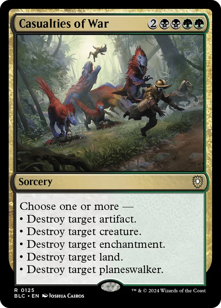 Casualties of War — Bloomburrow Commander — Magic: The Gathering