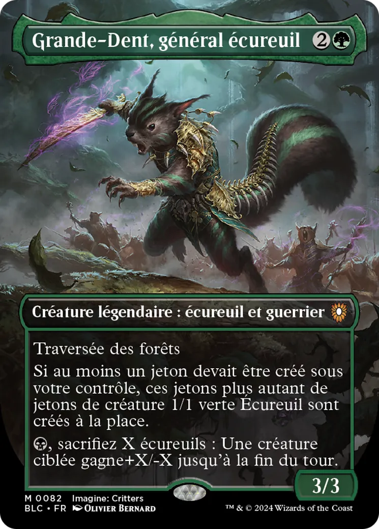 Grande-Dent, général écureuil from Bloomburrow Commander - Magic: The Gathering