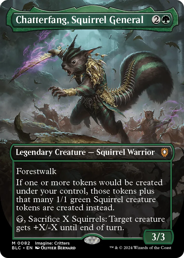 Chatterfang, Squirrel General — Bloomburrow Commander — Magic: The Gathering