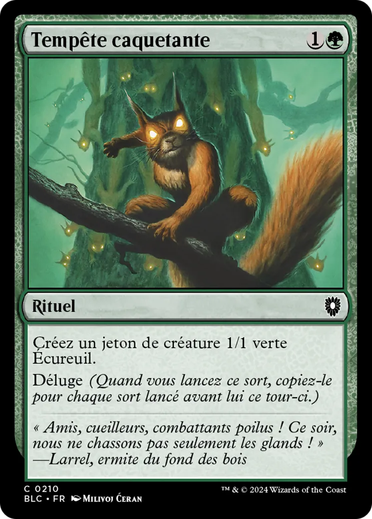 Tempête caquetante — Bloomburrow Commander — Magic: The Gathering