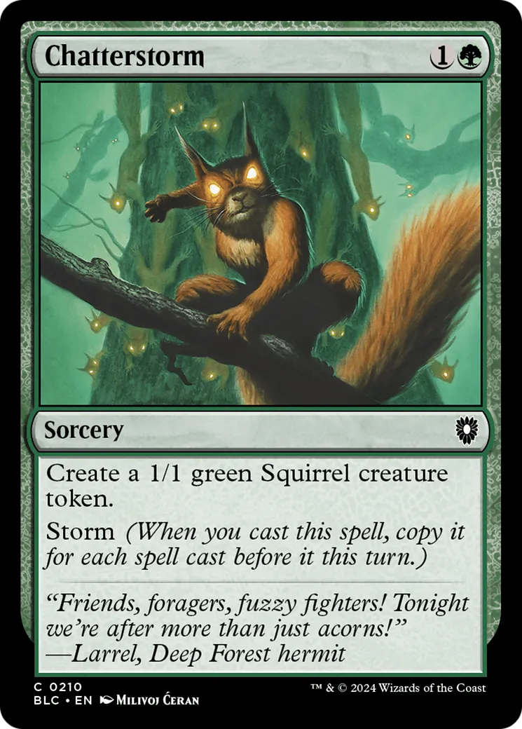 Tempête caquetante — Bloomburrow Commander — Magic: The Gathering