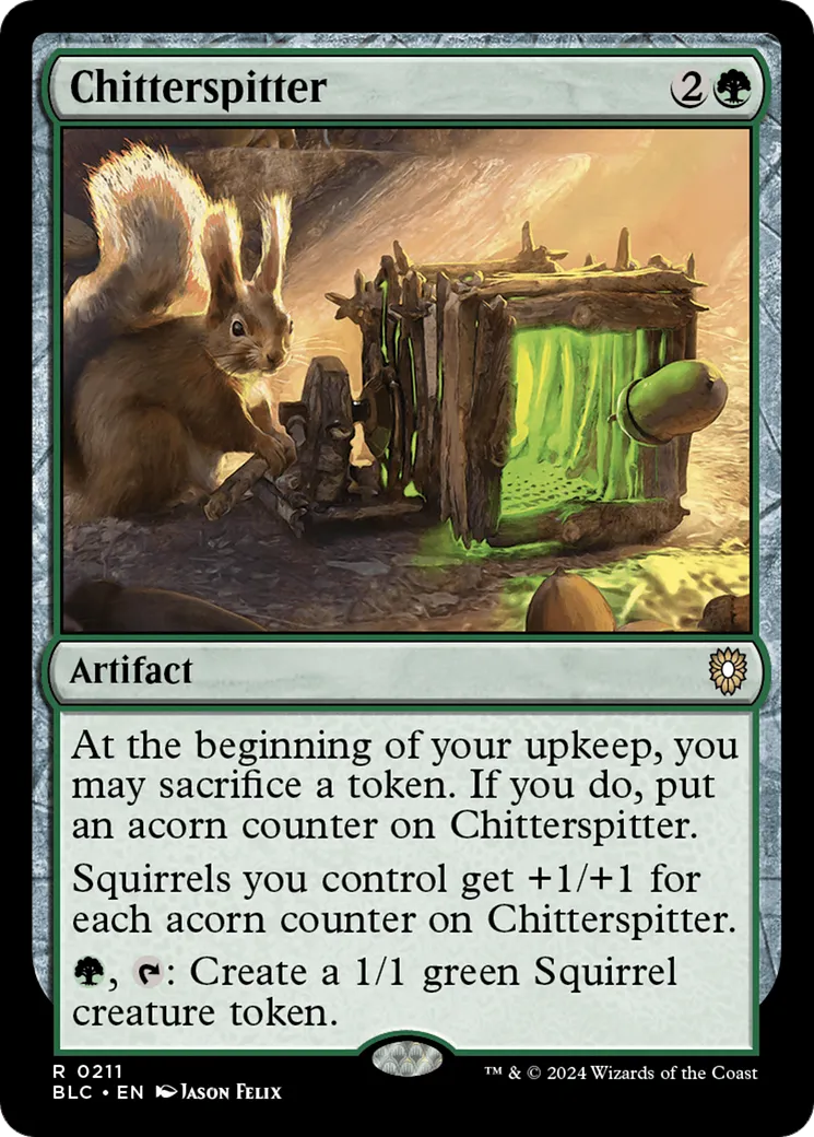 Chitterspitter — Bloomburrow Commander — Magic: The Gathering