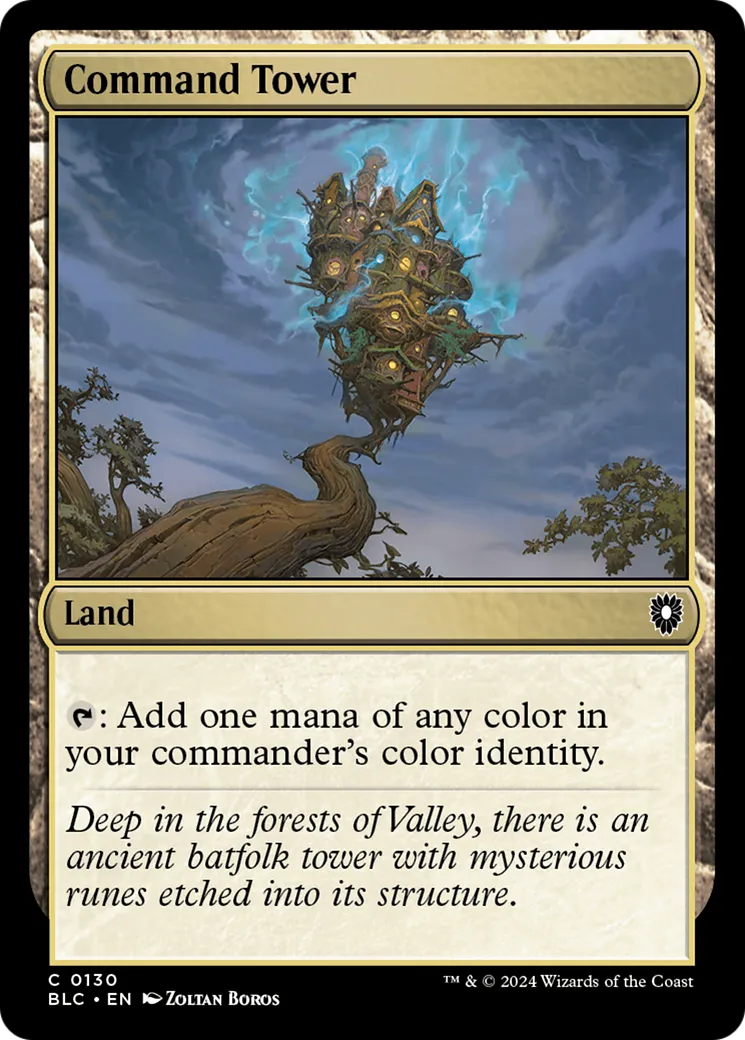 Command Tower — Bloomburrow Commander — Magic: The Gathering