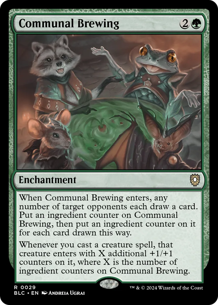 Communal Brewing — Bloomburrow Commander — Magic: The Gathering