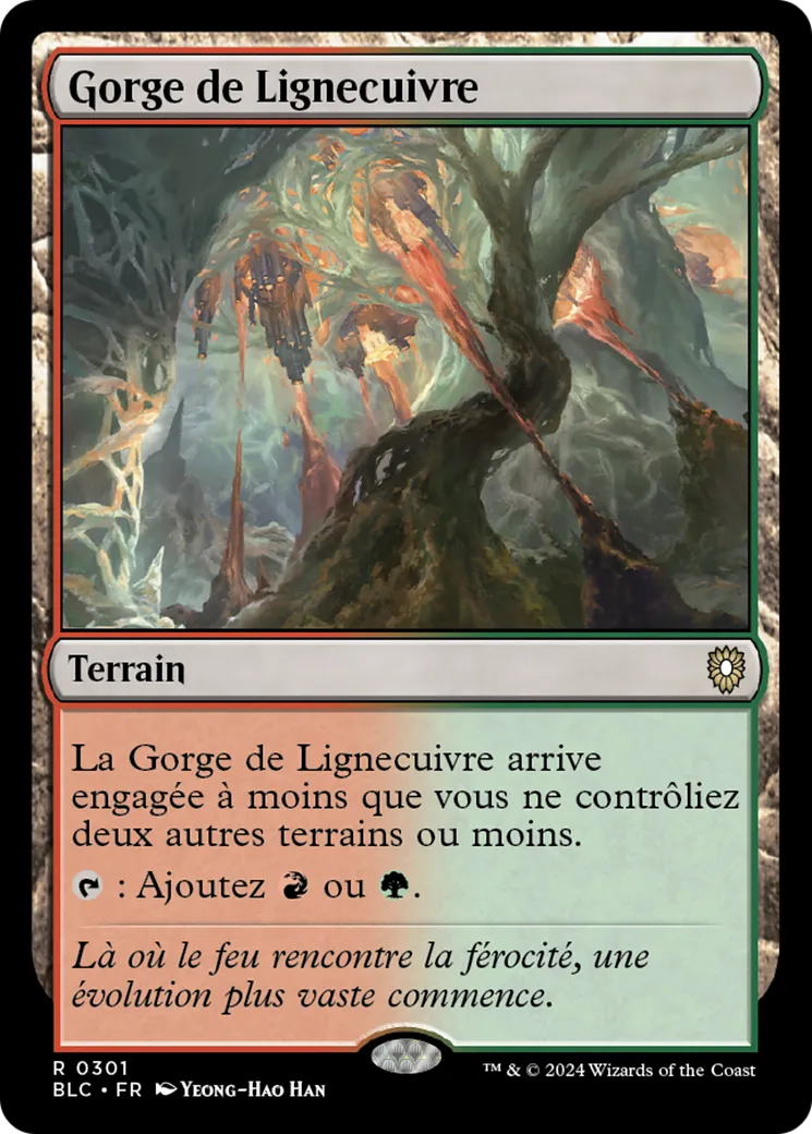 Gorge de Lignecuivre — Bloomburrow Commander — Magic: The Gathering