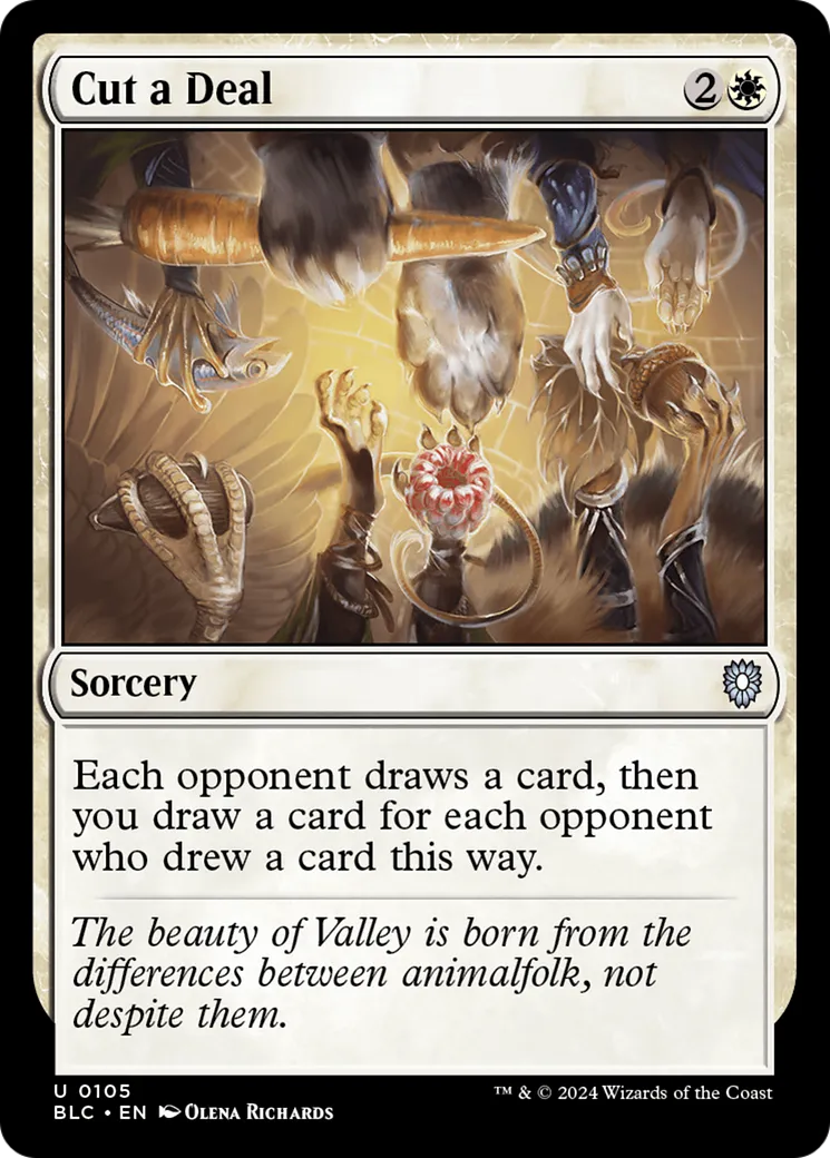 Cut a Deal — Bloomburrow Commander — Magic: The Gathering