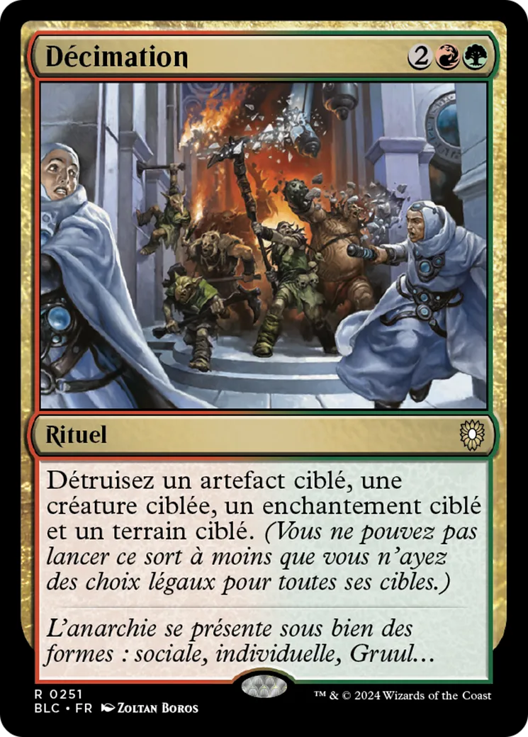 Décimation from Bloomburrow Commander - Magic: The Gathering