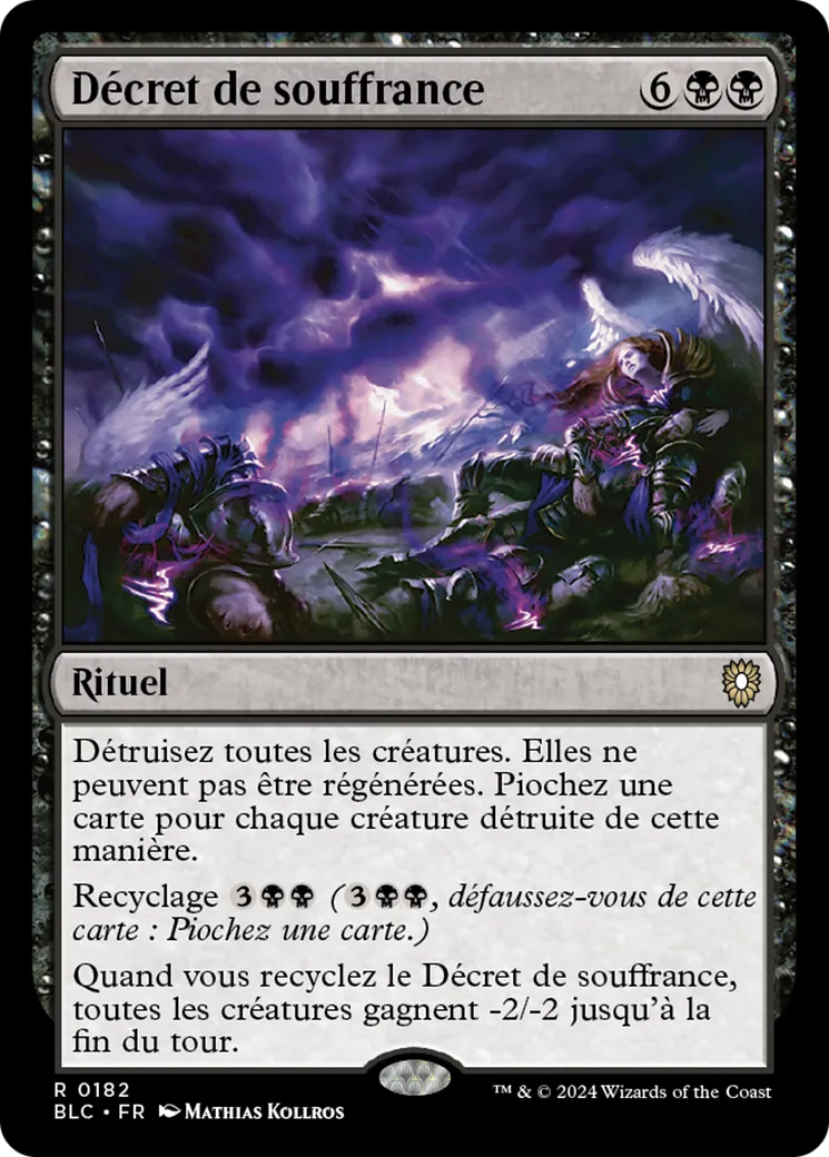 Décret de souffrance — Bloomburrow Commander — Magic: The Gathering