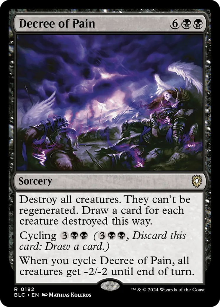 Decree of Pain — Bloomburrow Commander — Magic: The Gathering