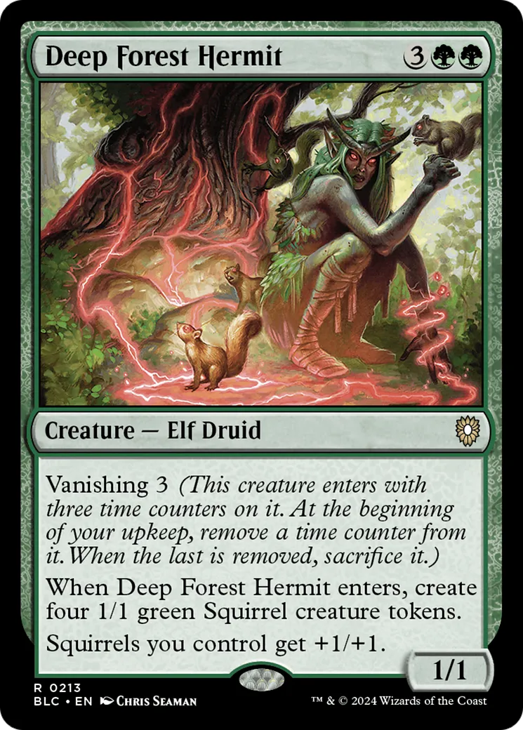 Deep Forest Hermit — Bloomburrow Commander — Magic: The Gathering