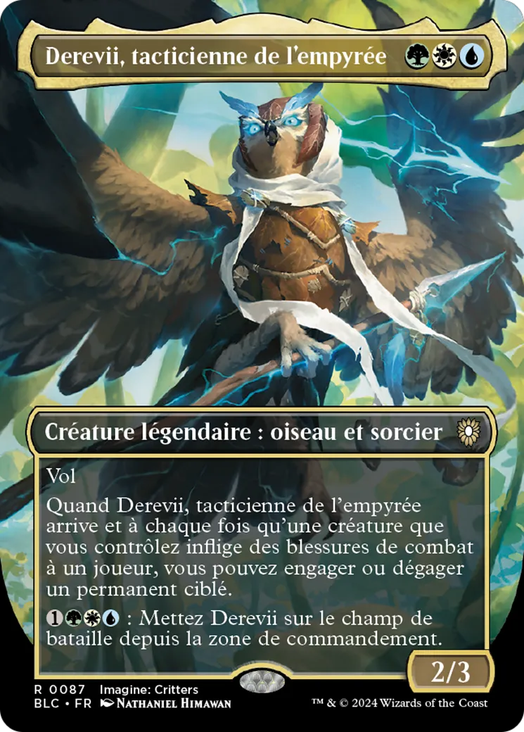 Derevii, tacticienne de l'empyrée — Bloomburrow Commander — Magic: The Gathering