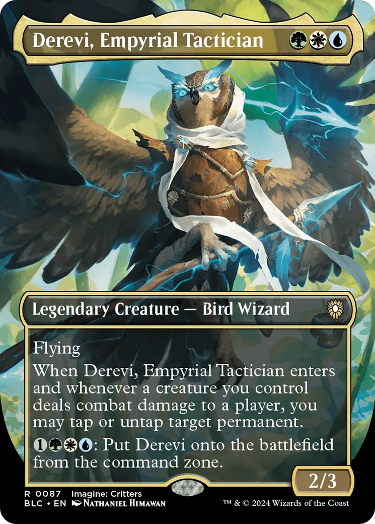 Derevii, tacticienne de l'empyrée — Bloomburrow Commander — Magic: The Gathering