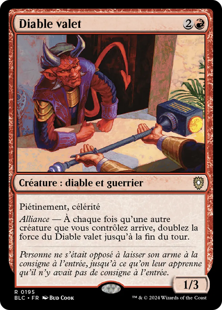 Diable valet — Bloomburrow Commander — Magic: The Gathering