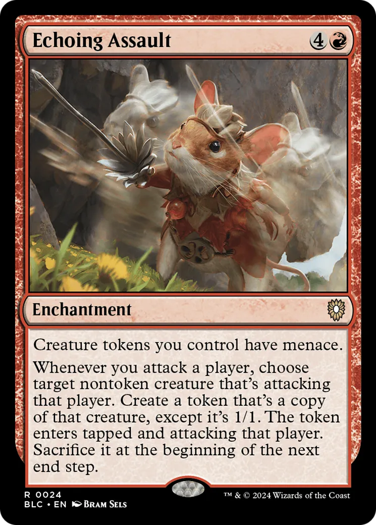 Assaut résonnant — Bloomburrow Commander — Magic: The Gathering