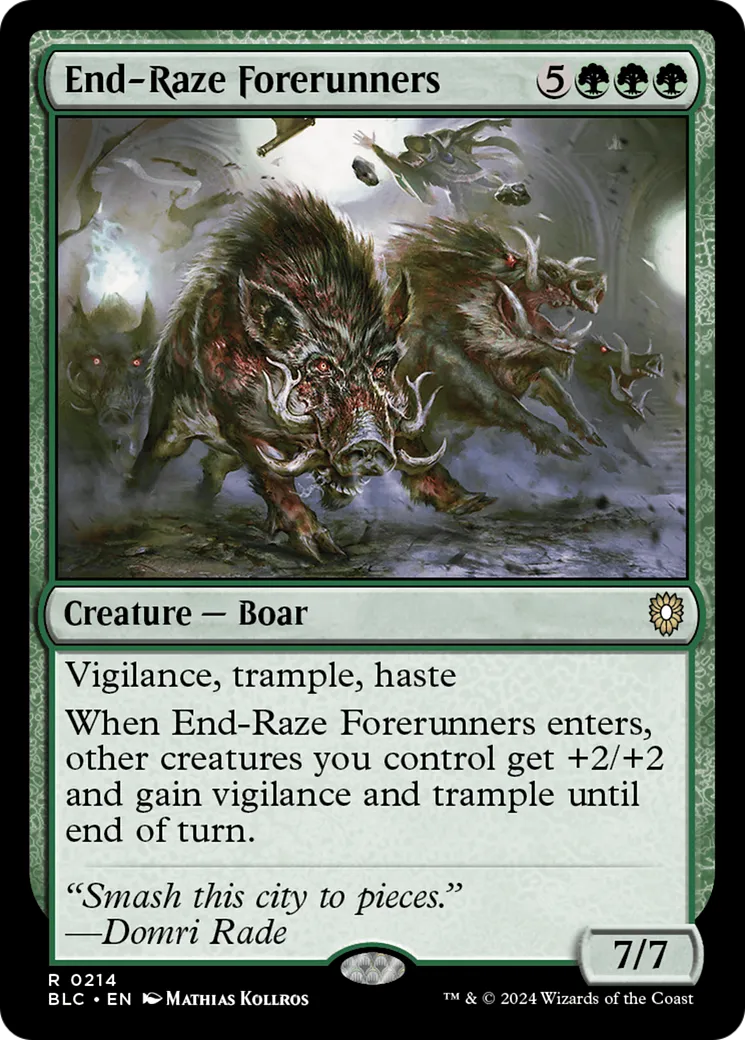 Avant-coureurs du Grand Terrassement — Bloomburrow Commander — Magic: The Gathering