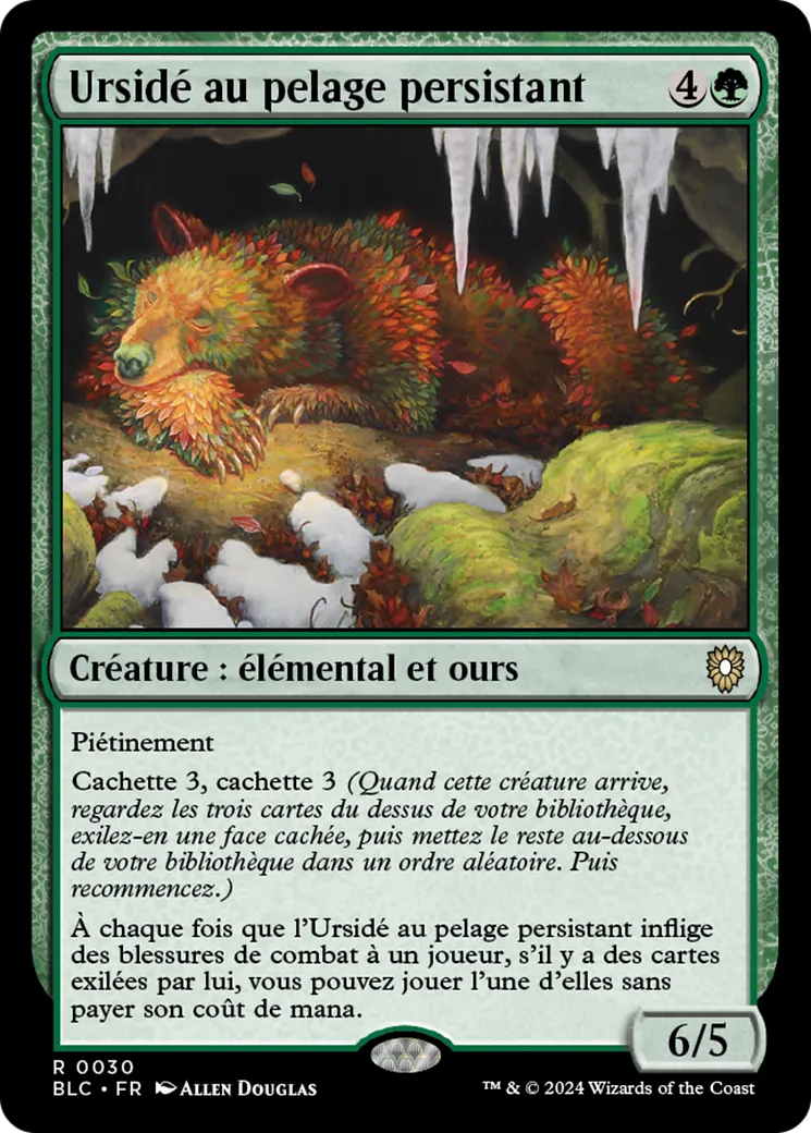 Ursidé au pelage persistant — Bloomburrow Commander — Magic: The Gathering