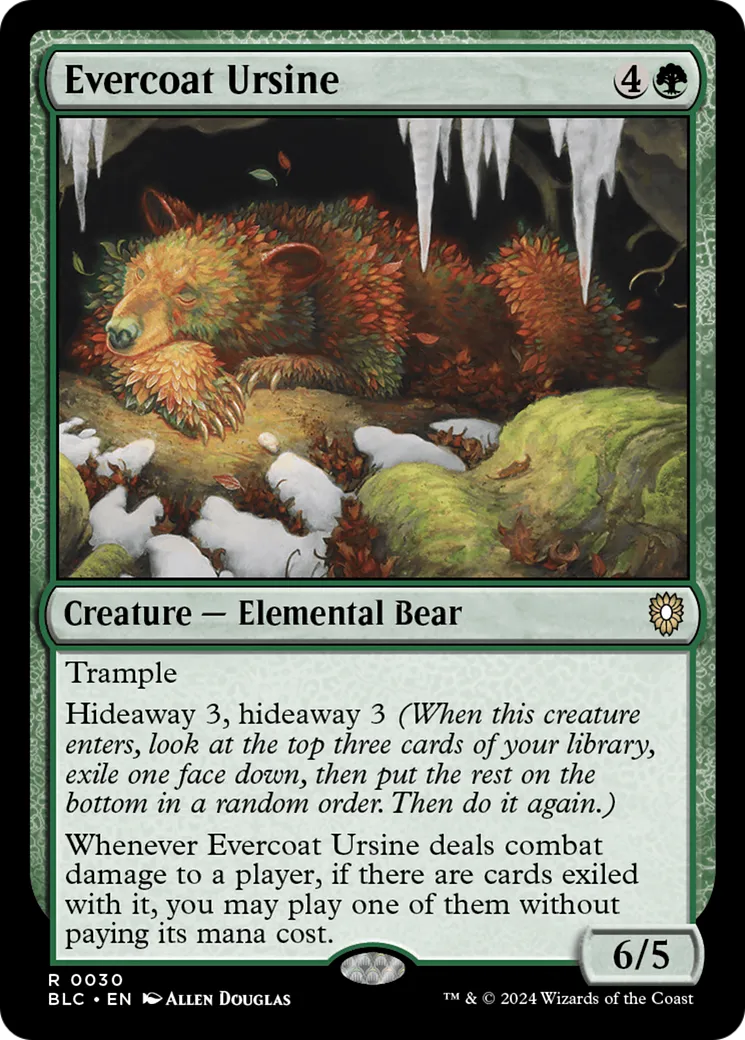 Evercoat Ursine — Bloomburrow Commander — Magic: The Gathering