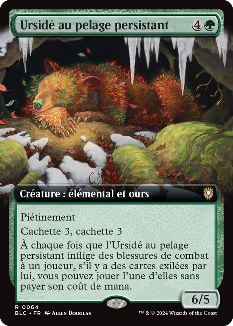 Ursidé au pelage persistant — Bloomburrow Commander — Magic: The Gathering