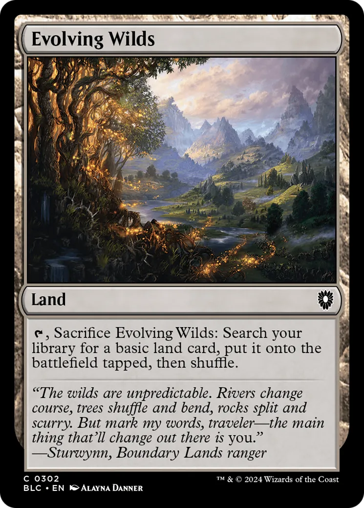 Étendues sauvages en évolution — Bloomburrow Commander — Magic: The Gathering