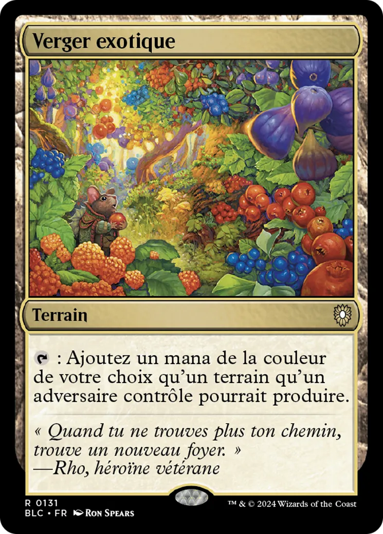 Verger exotique — Bloomburrow Commander — Magic: The Gathering