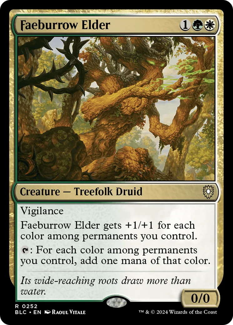 Faeburrow Elder — Bloomburrow Commander — Magic: The Gathering
