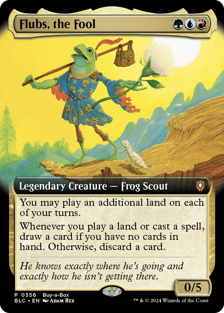 Flubs, the Fool — Bloomburrow Commander — Magic: The Gathering