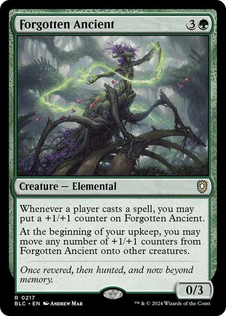 Forgotten Ancient — Bloomburrow Commander — Magic: The Gathering