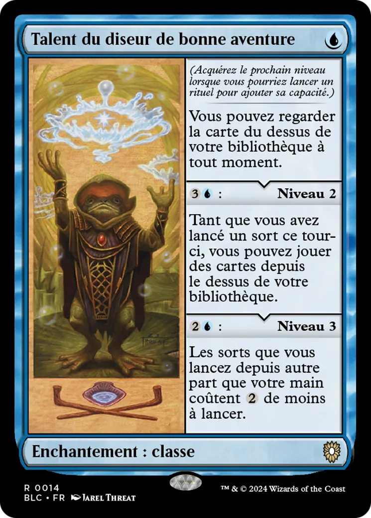 Talent du diseur de bonne aventure — Bloomburrow Commander — Magic: The Gathering