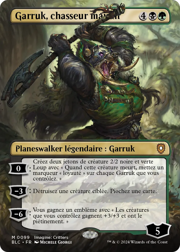 Garruk, chasseur maudit — Bloomburrow Commander — Magic: The Gathering