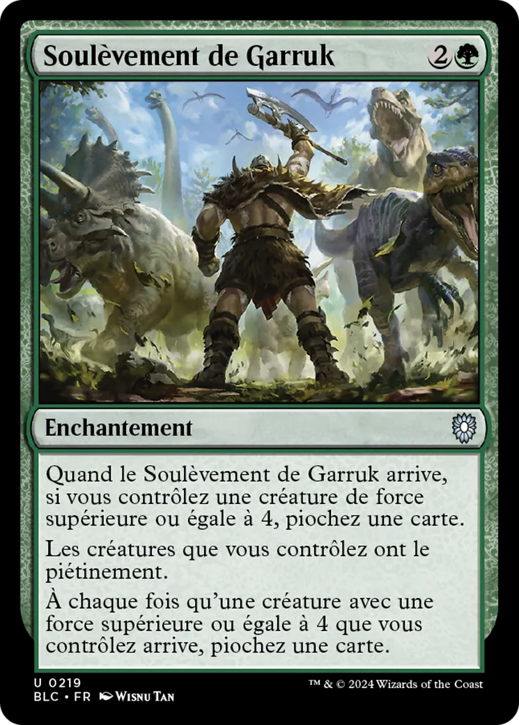 Soulèvement de Garruk — Bloomburrow Commander — Magic: The Gathering