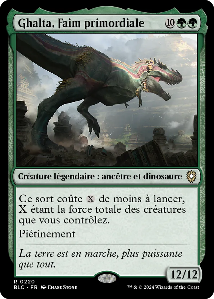 Ghalta, Faim primordiale — Bloomburrow Commander — Magic: The Gathering