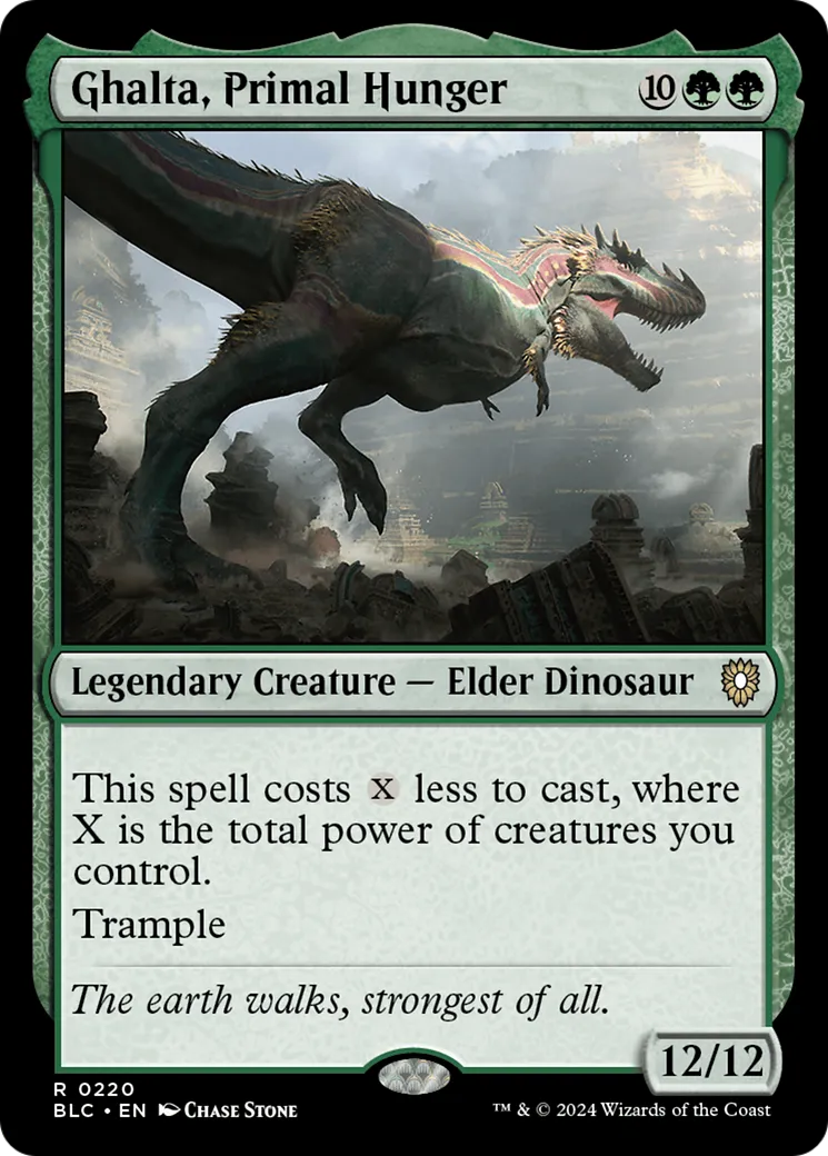 Ghalta, Primal Hunger — Bloomburrow Commander — Magic: The Gathering