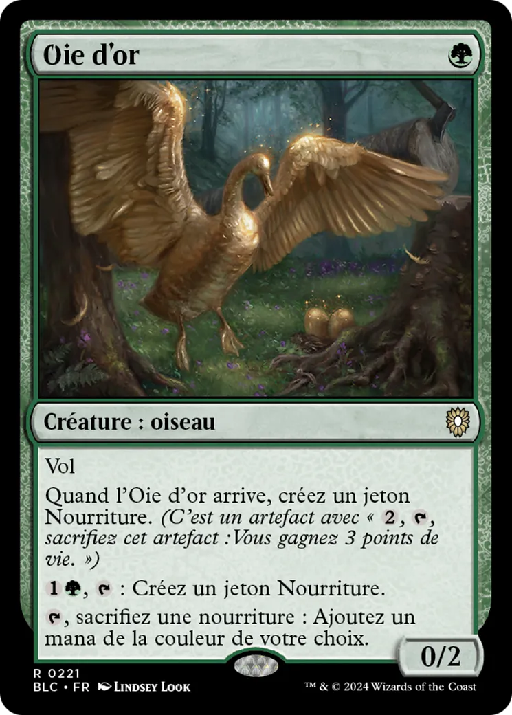 Oie d'or — Bloomburrow Commander — Magic: The Gathering