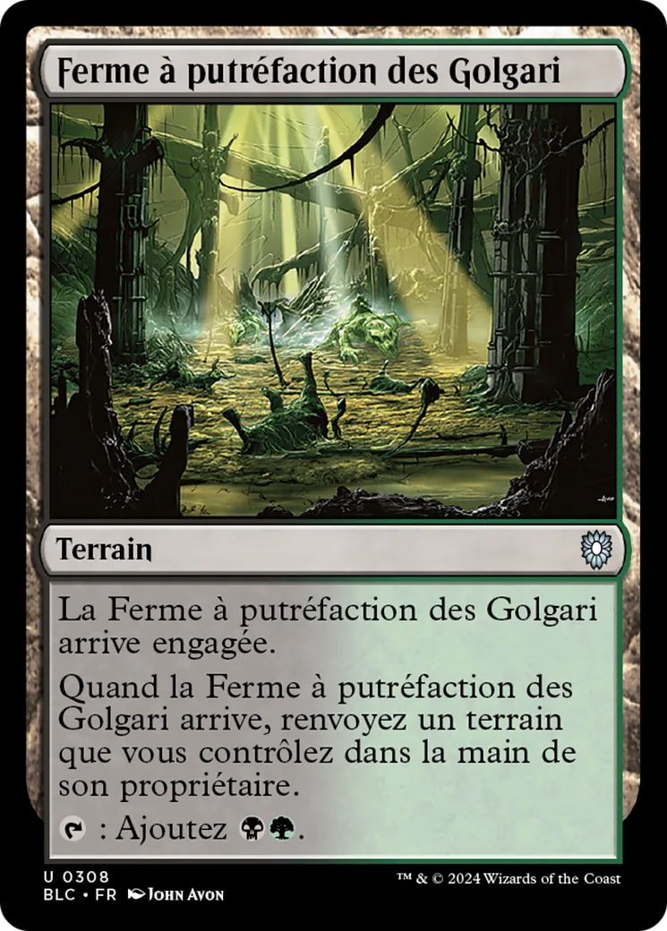 Ferme à putréfaction des Golgari — Bloomburrow Commander — Magic: The Gathering