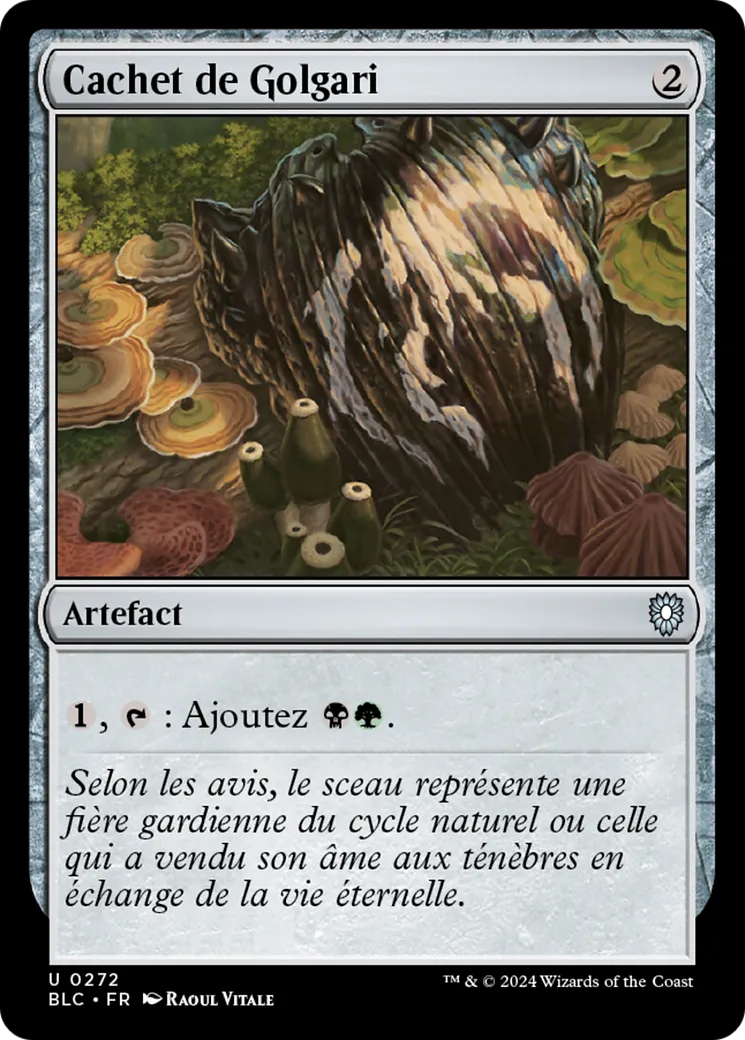Cachet de Golgari from Bloomburrow Commander - Magic: The Gathering