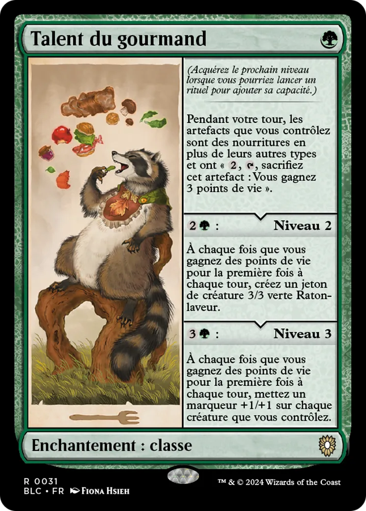 Talent du gourmand — Bloomburrow Commander — Magic: The Gathering