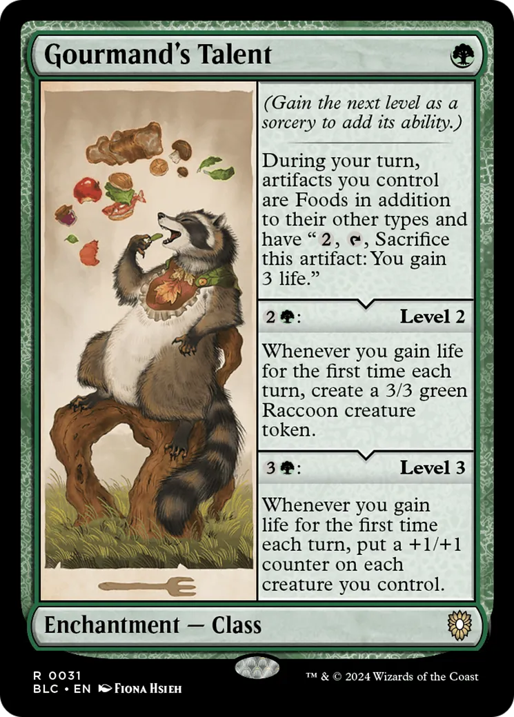 Gourmand's Talent — Bloomburrow Commander — Magic: The Gathering