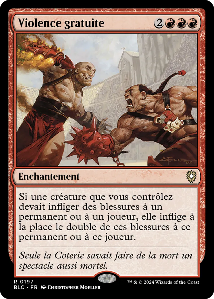 Violence gratuite — Bloomburrow Commander — Magic: The Gathering