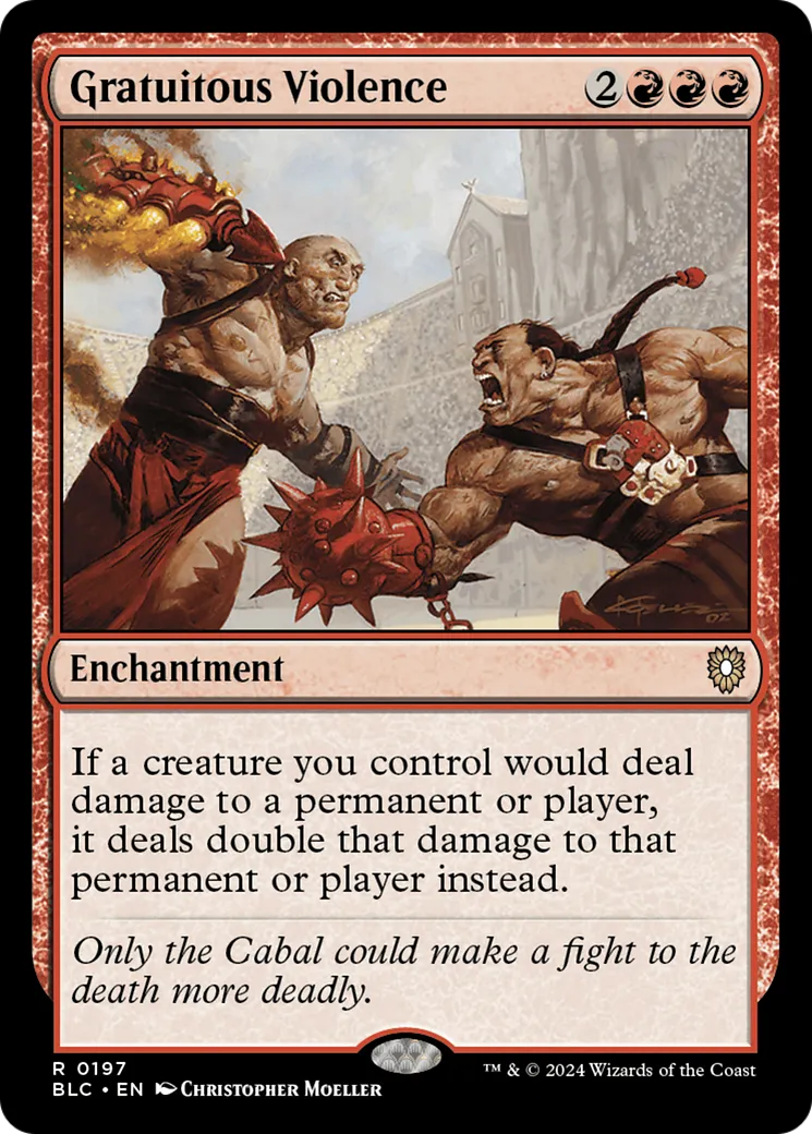 Gratuitous Violence — Bloomburrow Commander — Magic: The Gathering
