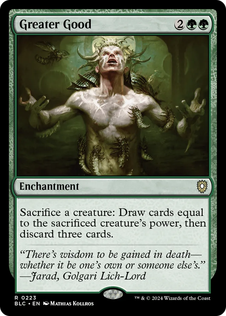 Greater Good — Bloomburrow Commander — Magic: The Gathering