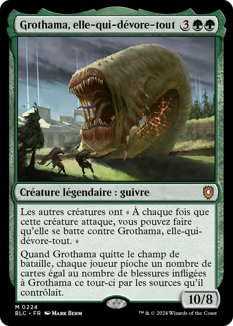 Grothama, elle-qui-dévore-tout — Bloomburrow Commander — Magic: The Gathering