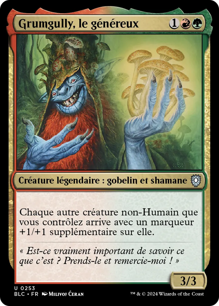 Grumgully, le généreux — Bloomburrow Commander — Magic: The Gathering